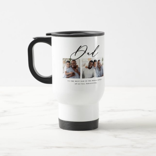 Modernes, minimales Script-Geschenk mit mehreren F Reisebecher (Links)
