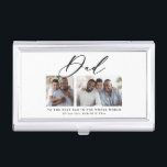 Modernes, minimales Script-Geschenk mit mehreren F Visitenkarten Dose<br><div class="desc">Moderne minimale Multi-Foto Skript Papa Geschenk. Ideal für Mütter,  Väter,  Groß,  Groß und Groß aller Familienmitglieder. Atemberaubender,  eleganter Text.</div>