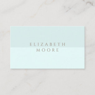 Modernes, minimales und elegantes Blue Duotone Visitenkarte