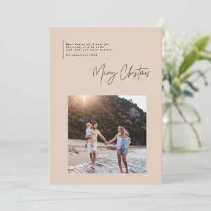 Modernes, minimales Weihnachts-Foto