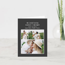 Modernes, minimalfarbenes Weihnachtsgebäck für Fam Feiertagskarte