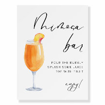 Modernes Minimalistisch | Bridal Mimosa-Schildscha