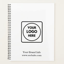 Modernes Minimalistisch | Eigener Corporate Logo-P Planer