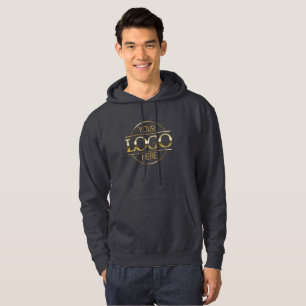 Modernes, Minimalistisch markiertes Business Dark Hoodie