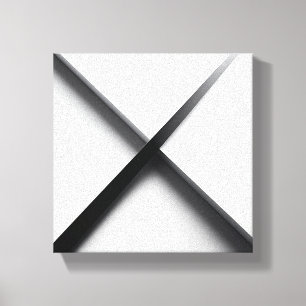 Modernes minimalistisches Abstrakt - Elegante 3D-G Leinwanddruck