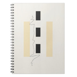 Modernes Minimalistisches Abstraktes Notebook Notizblock