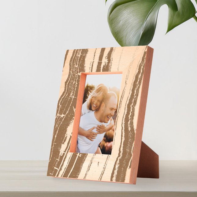 Modernes Minimalistisches Agate Marble Muster Geätzte Rahmen (Von Creator hochgeladen)