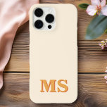 Modernes Minimalistisches Anfangsmonogramm iPhone 16 Pro Max Hülle<br><div class="desc">Erstellen Sie Ihren eigenen personalisierten iPhone Case mit individuellem Anfangsnamen in moderner minimalistischer Typografie. Erhältlich in verschiedenen Farben und Stilen.</div>