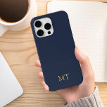Modernes Minimalistisches Anfangsmonogramm Case-Mate iPhone Hülle<br><div class="desc">Minimalistisches,  modernes Monogram Phone Case. Erstellen Sie Ihren eigenen personalisierten iPhone Case mit individuellem Anfangsnamen.</div>