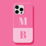 Modernes Minimalistisches Anfangsmonogramm Case-Mate iPhone Hülle<br><div class="desc">Modernes Monogram Phone Case. Erstellen Sie Ihren eigenen personalisierten iPhone Case mit individuellem Anfangsnamen.</div>
