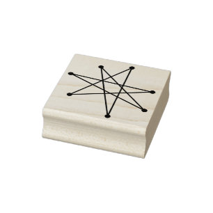 Modernes Minimalistisches Atomprogramm der Sternex Gummistempel