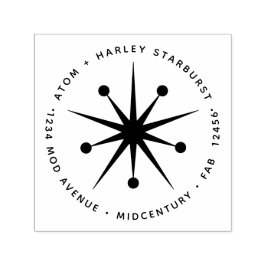 Modernes Minimalistisches Atomprogramm der Sternex Permastempel