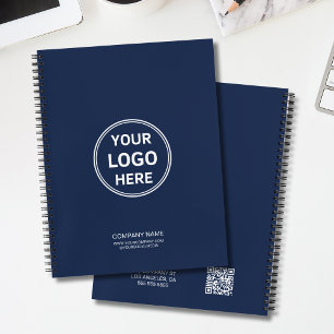Modernes Minimalistisches Benutzerdefiniertes Logo Notizbuch