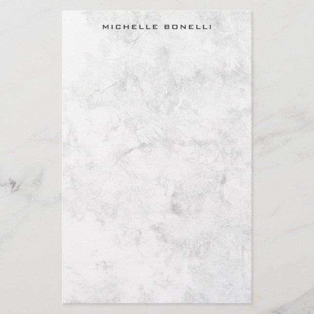 Modernes Minimalistisches Berufliches Design Schli Briefpapier (Vorderseite)