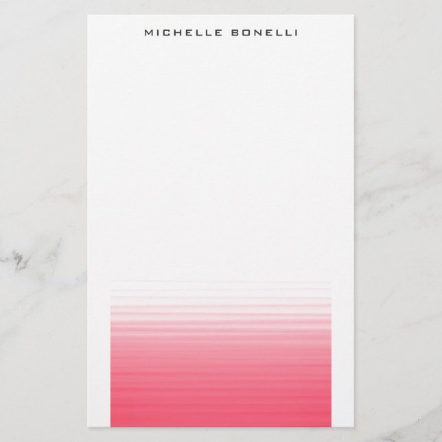 Modernes Minimalistisches Berufliches Einfaches Briefpapier (Vorderseite)