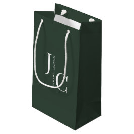 Modernes Minimalistisches Berufliches Monogramm Du Kleine Geschenktüte
