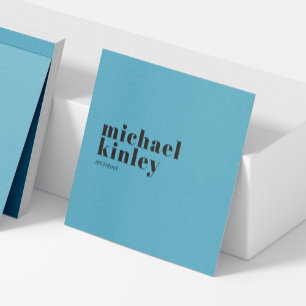 Modernes, minimalistisches berufliches Netzwerk Quadratische Visitenkarte