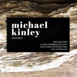 Modernes, minimalistisches berufliches Netzwerk Visitenkarte