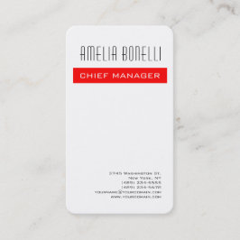 Modernes Minimalistisches Berufliches Schlichtes R Visitenkarte