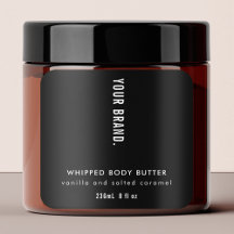 Modernes Minimalistisches Black Jar Produkt