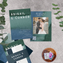 Modernes Minimalistisches blaues Aquamarines Foto 