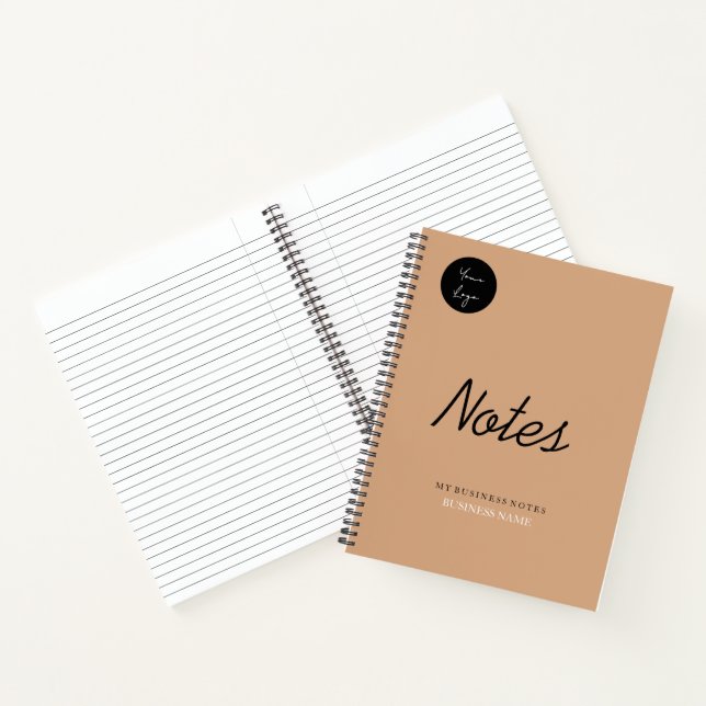 Modernes Minimalistisches Business-Notebook Notizbuch (Innenseite)
