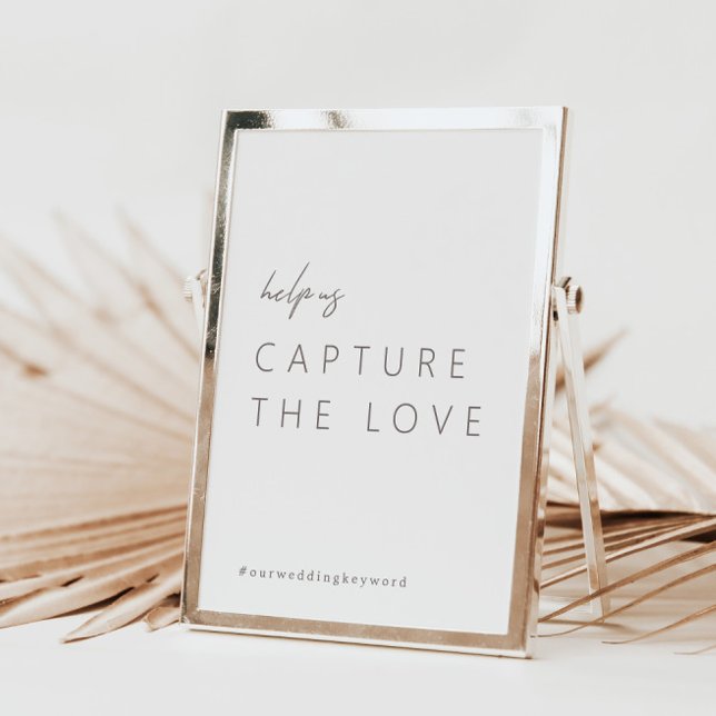 Modernes Minimalistisches Capture Das Zeichen der  (Von Creator hochgeladen)