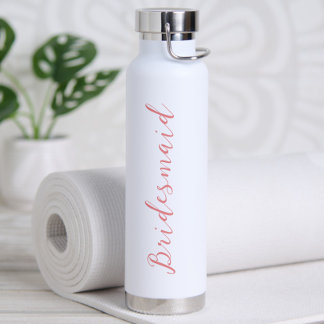 Modernes Minimalistisches Drehbuch Personalisierte Trinkflasche