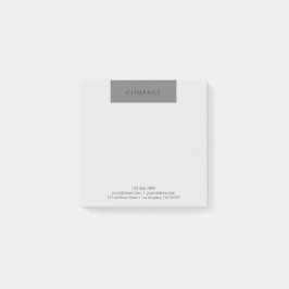 Modernes Minimalistisches einfaches Post-it Klebezettel