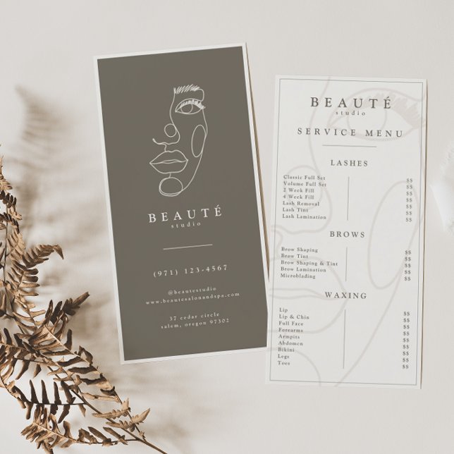 Modernes Minimalistisches Elfenbeinmenü/neutrales  (Von Creator hochgeladen)