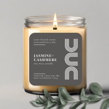 Modernes, minimalistisches Etikett für die Verpack