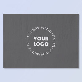 Modernes Minimalistisches Firmenlogo/jedes Bild |  Seidenpapier