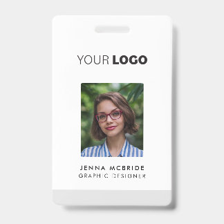 Modernes Minimalistisches Foto-Card-Logo für benut Ausweis