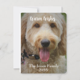 modernes Minimalistisches Foto Feiertagskarte