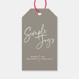 Modernes, minimalistisches Foto für Drehbuchreisen Geschenkanhänger