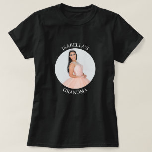 Modernes, Minimalistisches Foto für Oma Dark T-Shirt