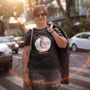 Modernes, Minimalistisches Foto für Oma Dark T-Shirt