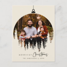 Modernes, Minimalistisches Foto für Weihnachten