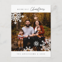Modernes, Minimalistisches Foto für Weihnachten