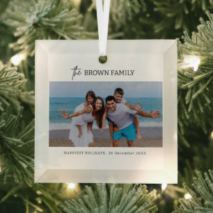 Modernes, Minimalistisches Foto mit benutzerdefini Ornament Aus Glas