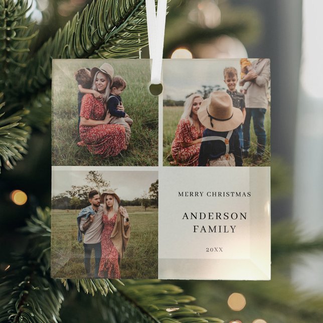 Modernes Minimalistisches Foto Ornament Aus Glas (Von Creator hochgeladen)