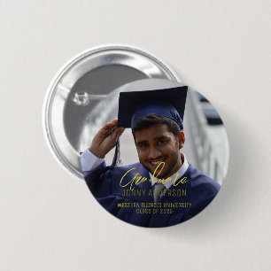 Modernes Minimalistisches Foto und Skript Button