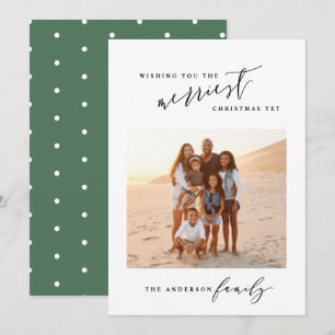 Modernes, minimalistisches Foto Weihnachten