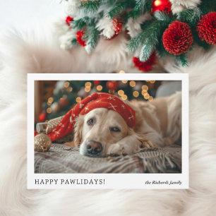 Modernes Minimalistisches Funny Happy Weihnachten