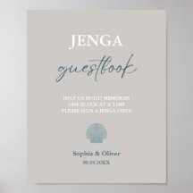 Modernes Minimalistisches Gästebuchsigniko Wedding