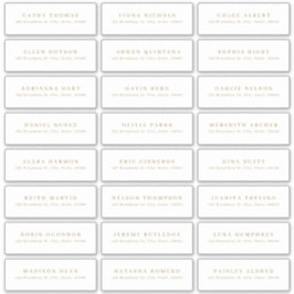 Modernes, minimalistisches Gästeschild Aufkleber