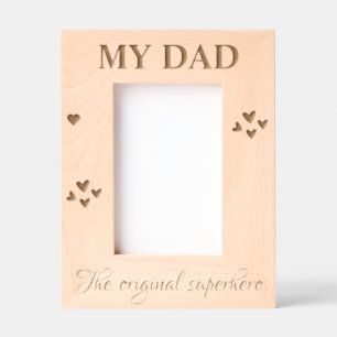 Modernes Minimalistisches Geschenk meines Vaters T Geätzte Rahmen