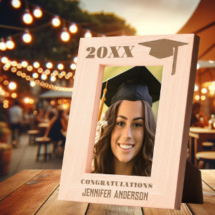 Modernes Minimalistisches Graduate Foto Geätzte Rahmen