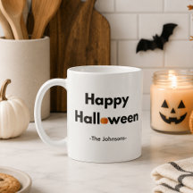 Modernes Minimalistisches Halloween - Personalisie