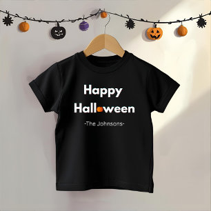 Modernes Minimalistisches Halloween - Personalisie Kleinkind T-shirt